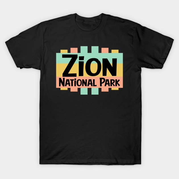 Zion National Park T-Shirt by colorsplash